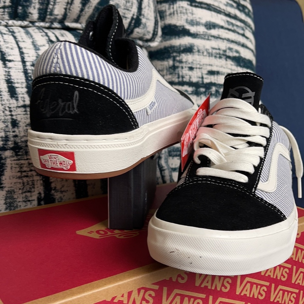 Vans Bmx Old Skool Federal Black/Bl Pinstripe MENS - Picture 10 of 16